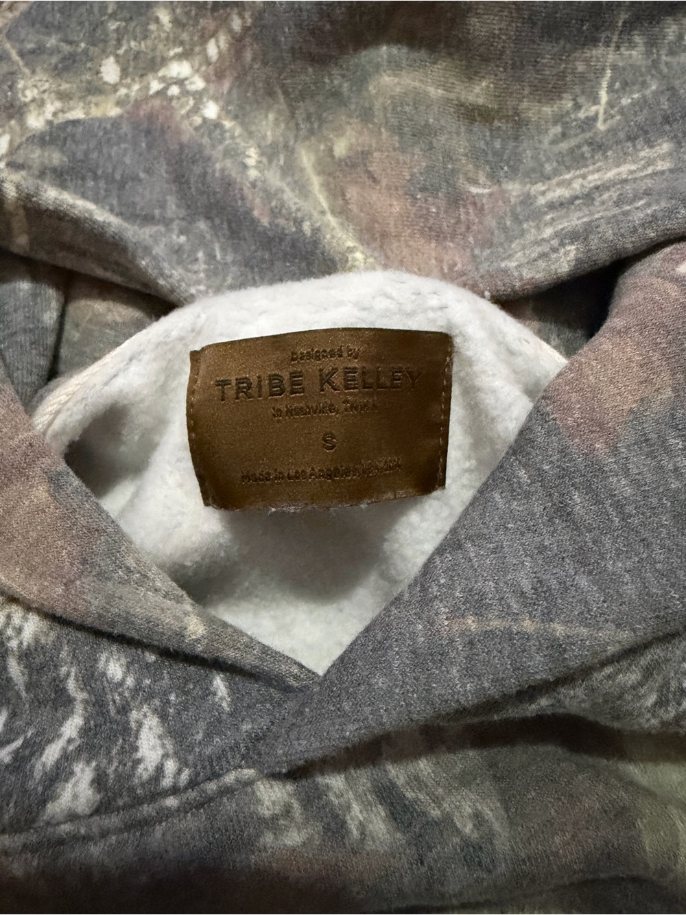 Tribe Kelley Butter Hoodie Mossy Oak BREAK UP Small - Picture 2 of 2